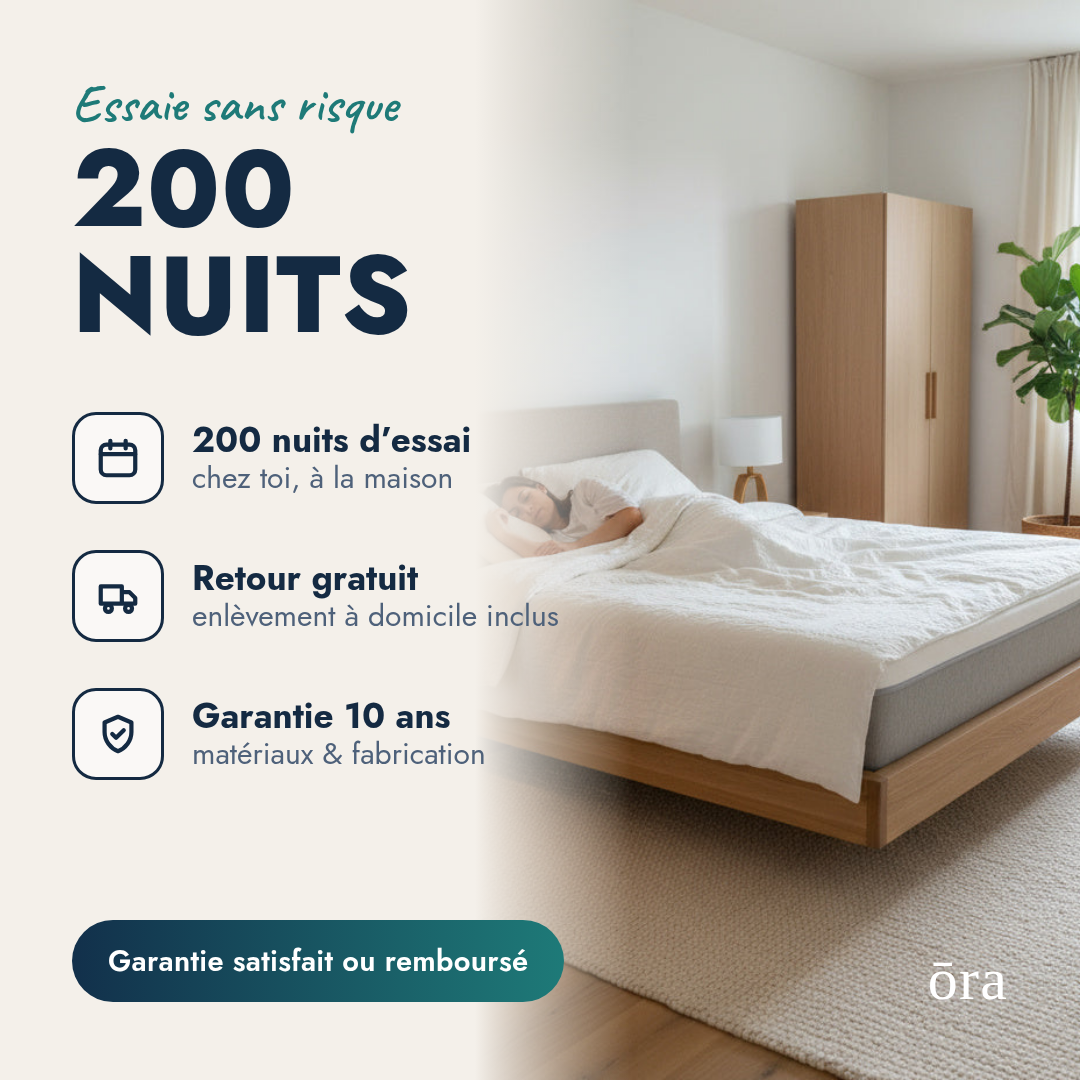 Matelas Ora Ultra Premium 200 Nuits #Lang_fr