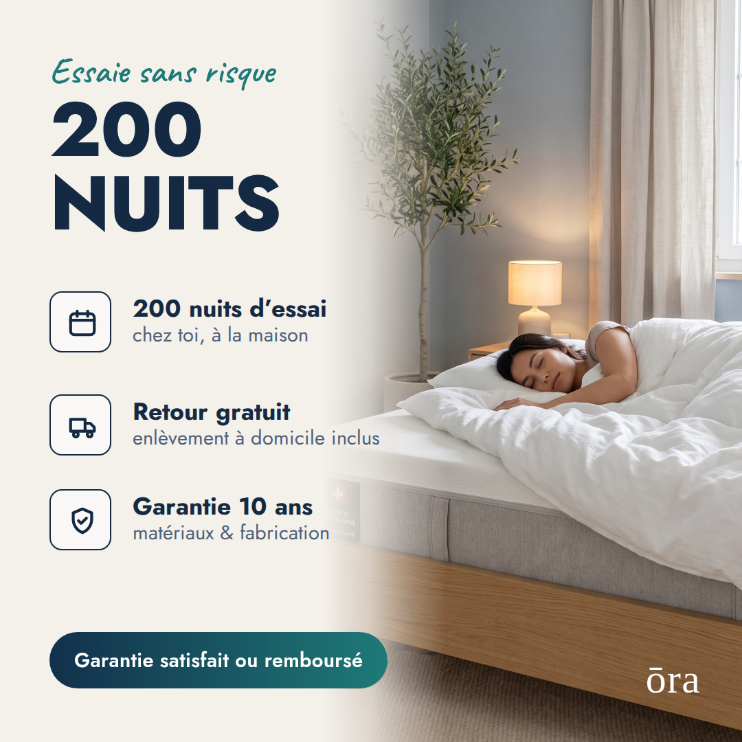 Matelas Ora Ultra+ 200 Nuits #Lang_fr